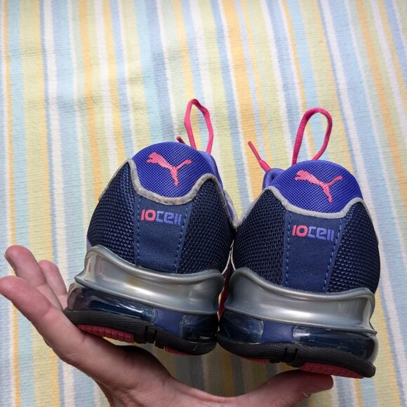⭐ PUMA Voltaic-3 Purple and pink eco ortholite 10 Cell running shoes size 9 - Picture 4 of 7